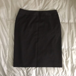 AK Anne Klein Gray Pencil Skirt